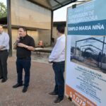 Apoya Toño Astiazarán a familias de la colonia Mártires de Cananea con obra ganadora del Presupuesto CRECES