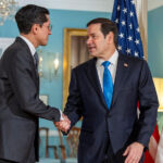 Recibe Rubio a Canciller Velasco en Washington