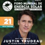 Inicia este miércoles Foro Mundial de Energía Solar 2026 en Hermosillo con Justin Trudeau como ponente magistral